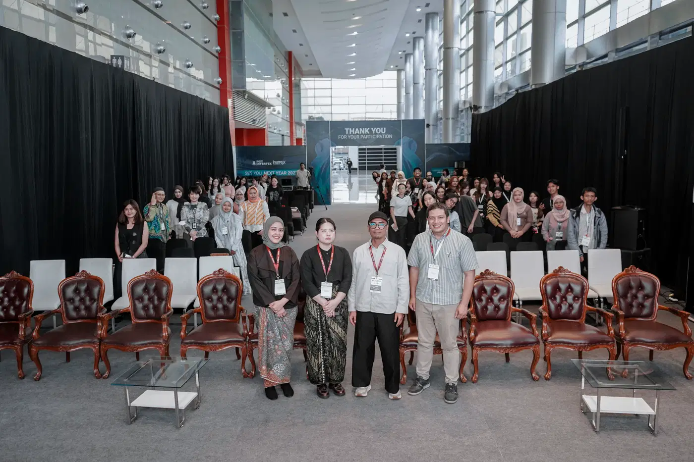The Textile Map x ESMOD Jakarta di Indo Intertex-Inatex 2026: Menyiapkan Pelaku Industri Kreatif Masa Depan dengan Literasi Tekstil (Marco Sianturi, Tatang Khalid, Stella Budiarjo, Mega Saffira)